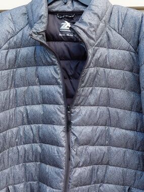 ZEROXPOSUR Men's Gray  Lightweight Puffer Jacket Size XXL